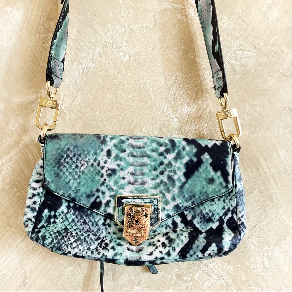 Aimee Kestenburg Snake Print Crossbody Purse